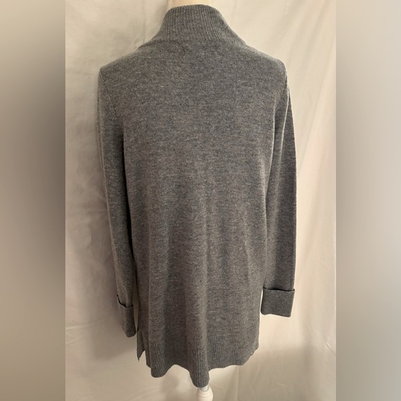 Rachel Zoe Light Grey Wool Cardigan | Small - Picture 3 of 5